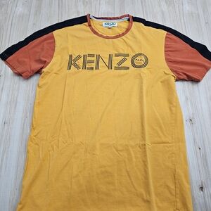 Kenzo Men's Yellow and Orange T-Shirt XL